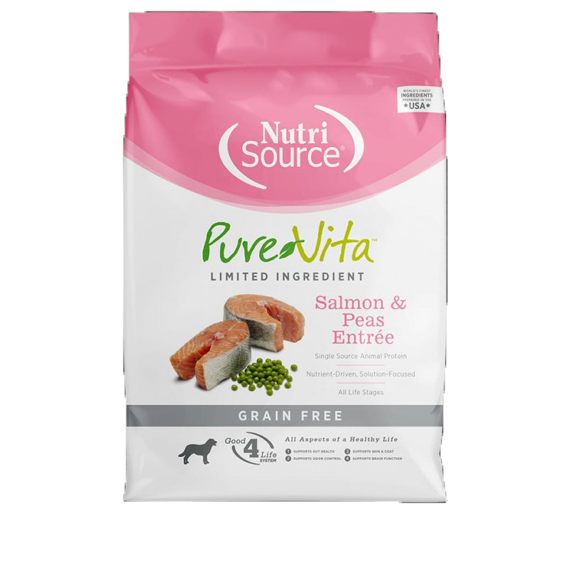Nutrisource Pure Vita Salmón y Arveja Entreé