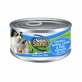 Nutrisource Feline Lata Pollo, Cordero y Pavo