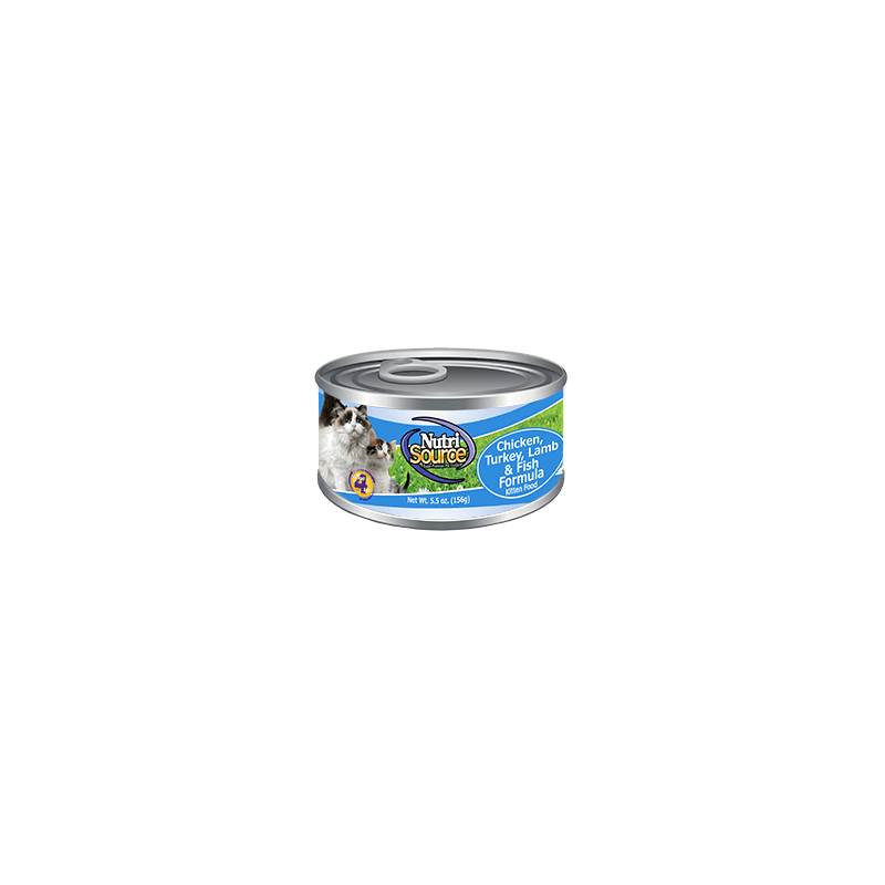 Nutrisource Feline Lata Pollo, Cordero y Pavo