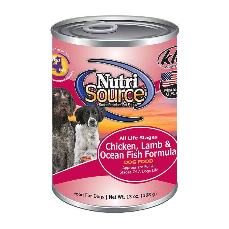 Nutrisource Lata Pollo, Cordero y Pescado
