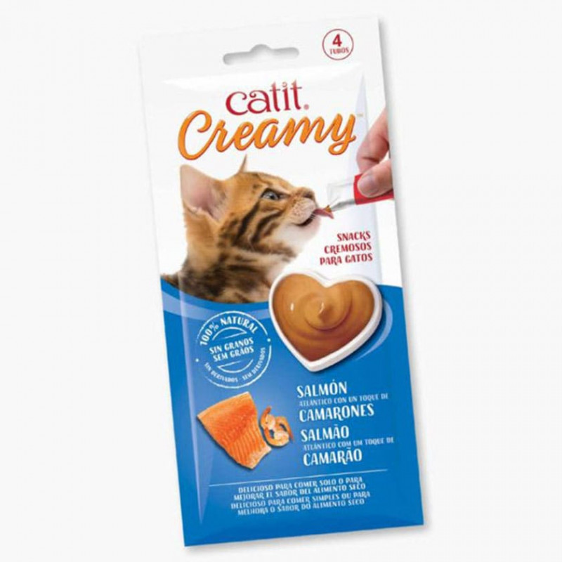 Golosinas Catit Creamy - Salmon - 4 Pack