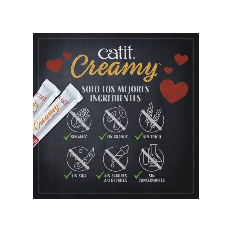 Golosinas Catit Creamy - Salmon - 4 Pack
