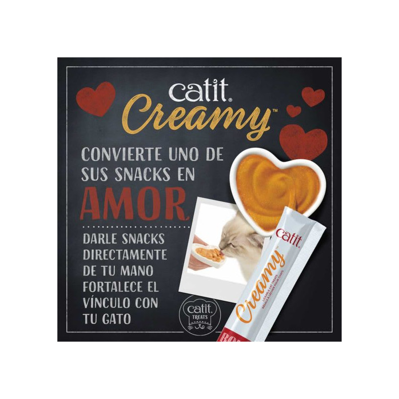 Golosinas Catit Creamy - Salmon - 4 Pack