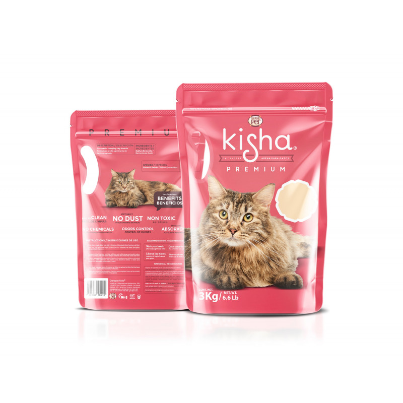 GRAND PET KISHA ARENA PARA GATO 3 KGS