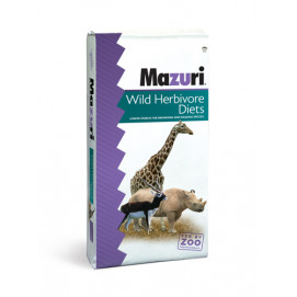 Mazuri® Wild Herbivore Hi-Fiber Diet - Alimento para especies grandes hervíboras