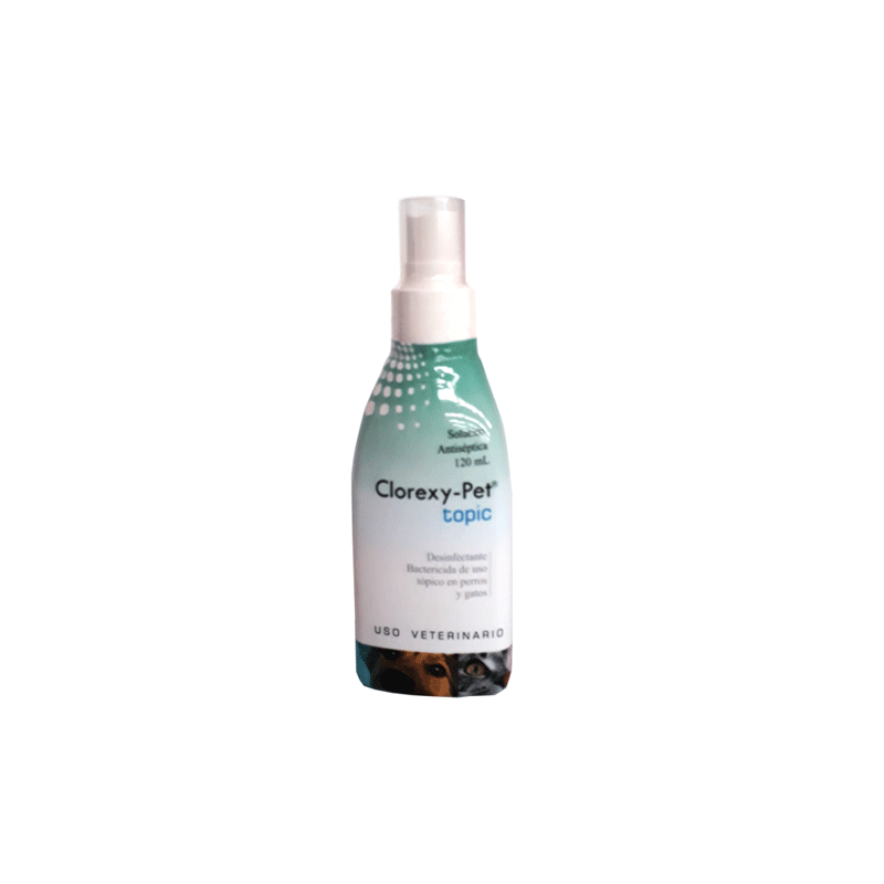 Clorexy Pet Topic - Desinfectante y bactericida de uso tópico para perros y gatos