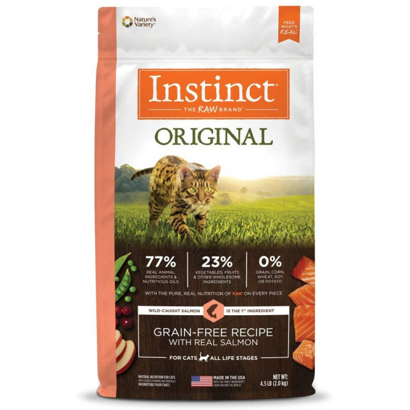 INSTINCT ORIGINAL GRAIN-FREE SALMON - FOR CATS
