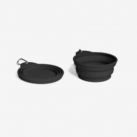 Zeedog Go Bowl Black - Plato Plegable