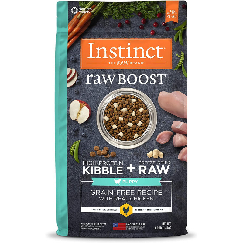 INSTINCT RAW BOOST GRAIN-FREE CHICKEN - FOR PUPPIES