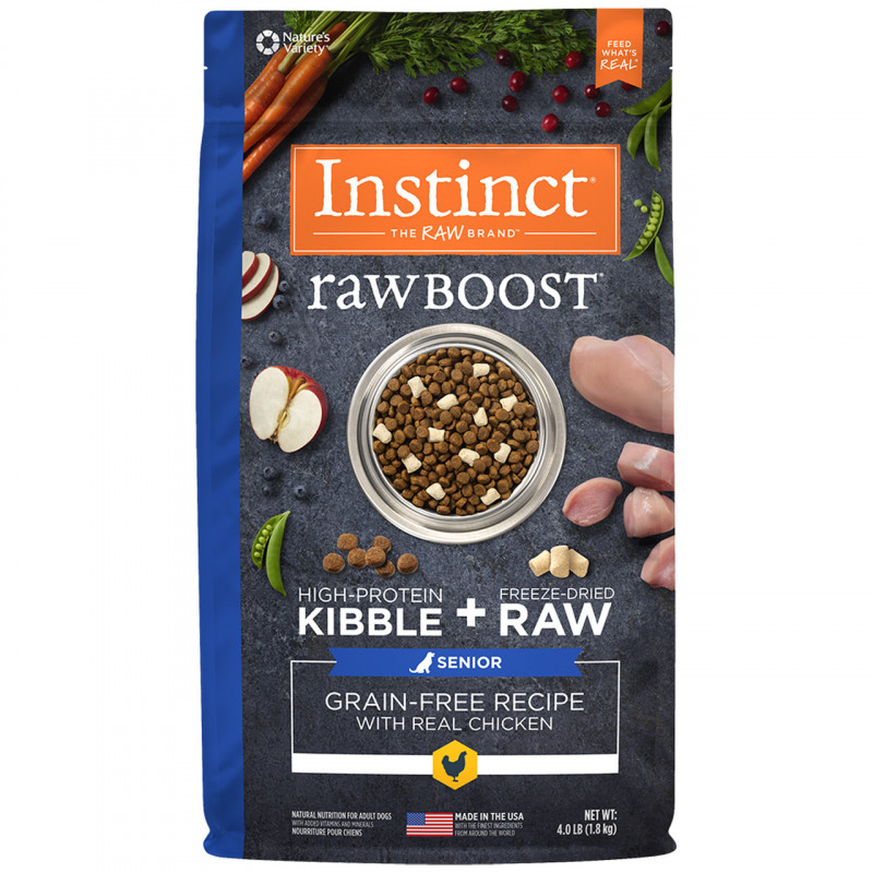 INSTINCT RAW BOOST GRAIN-FREE CHICKEN – FOR SENIORS