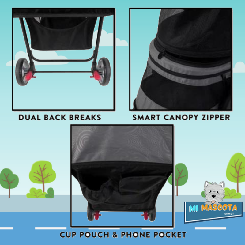 CARRUAJE GEN7PETS REGAL PLUS PET STROLLER