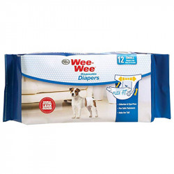 WEE-WEE PAÑALES DESECHABLES – 12 UNIDADES