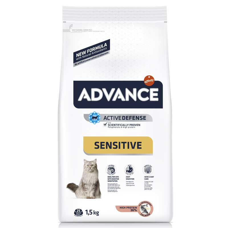 ADVANCE CAT - SENSITIVE SALMÓN 1.5kg