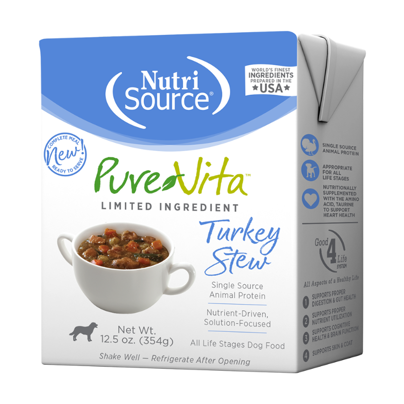 Nutrisource Pure Vita Stew Pavo