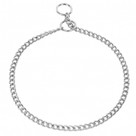 Collar Eslabones redondos - acero cromado 1.50 mm