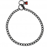 Collar Eslabones redondos acero inoxidable negro 2.5 mm