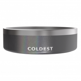 Coldest Dog Bowl - Stardust Glitter Black 42oz