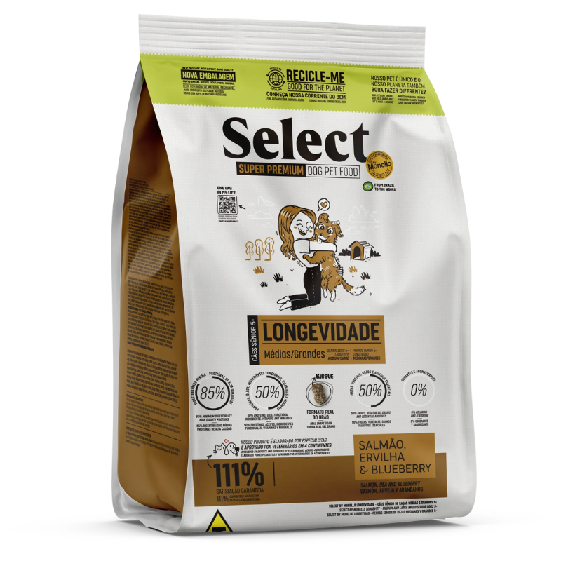 SELECT BY Monello PERROS SENIOR 5+ RAZAS MEDIANAS Y GRANDES