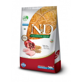Farmina N&D ANCESTRAL FRANGO Gato Adulto Castrado