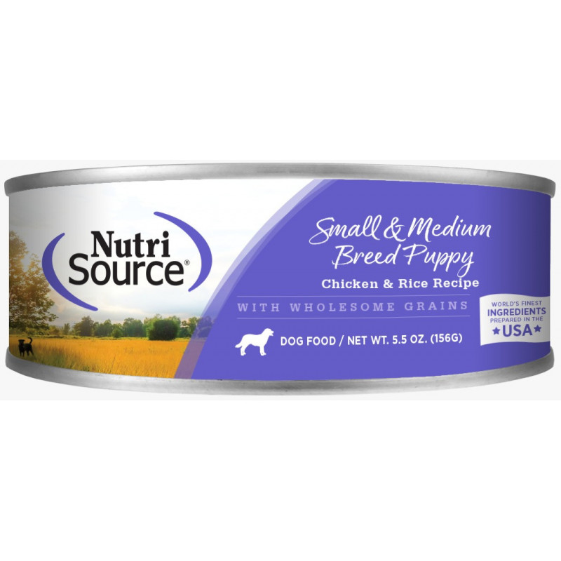 Nutrisource Lata para cachorros de razas pequeñas y medianas