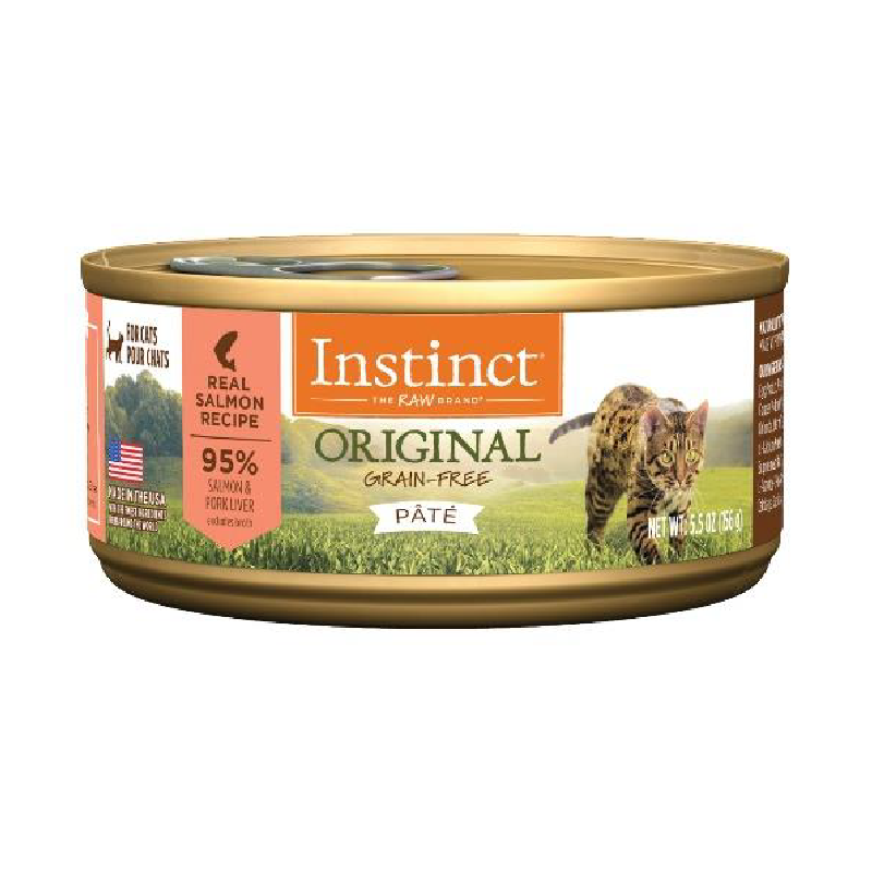 INSTINCT ORIGINAL GRAIN-FREE SALMON FOR CATS - Latas 5.5oz