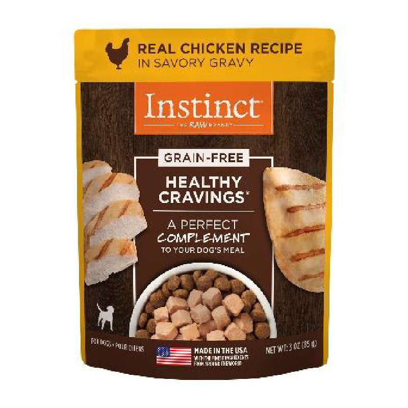 INSTINCT HEALTHY CRAVINGS CHICKEN FOR DOGS - Sobres 3oz