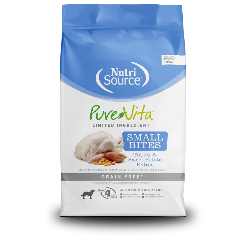 Nutrisource Pure vita Pavo y Camote Small bites