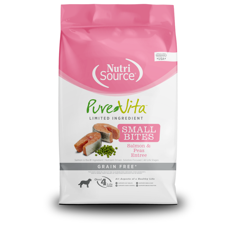 Nutrisource Pure vita Salmon y Arveja Small Bites