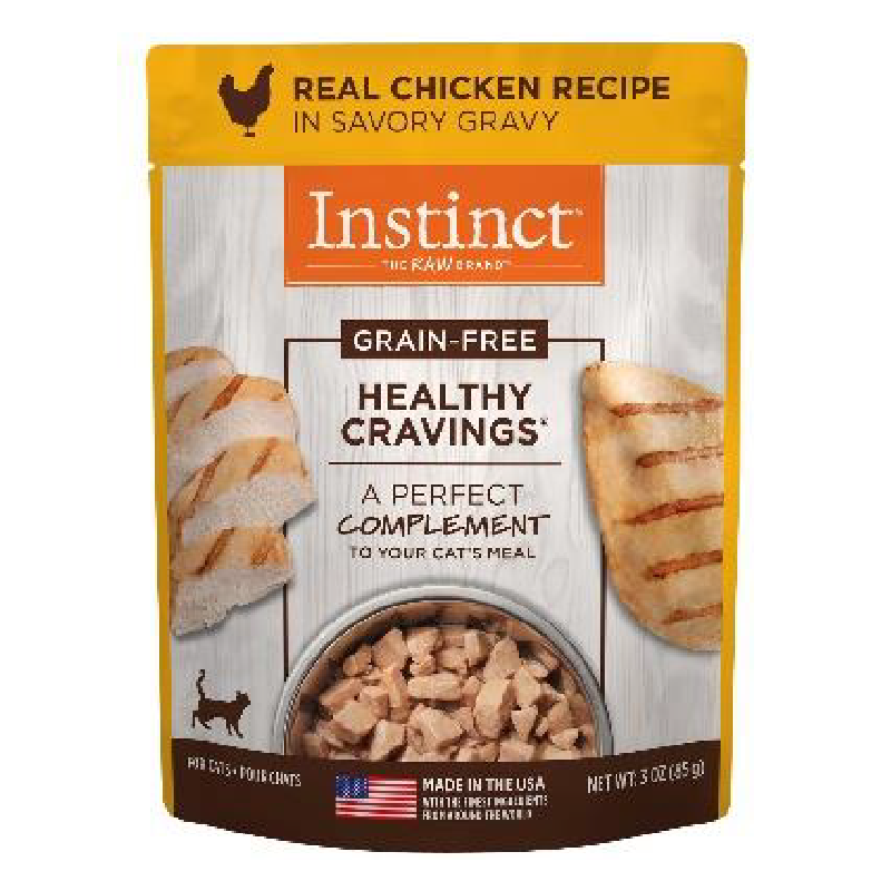 INSTINCT HEALTHY CRAVINGS CHICKEN FOR CATS - Sobres 3oz