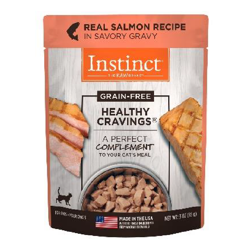 INSTINCT HEALTHY CRAVINGS SALMON FOR CATS - Sobres 3oz