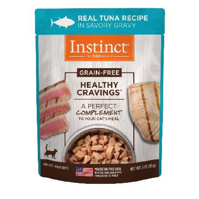 INSTINCT HEALTHY CRAVINGS TUNA FOR CATS - Sobres 3oz