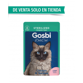 Gosbi Delicat Sterilized Chicken and Sardine Loaf 70gr