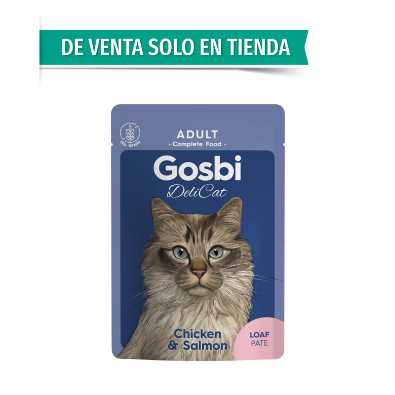 Gosbi Delicat Adult Chicken and Salmon Loaf 70gr