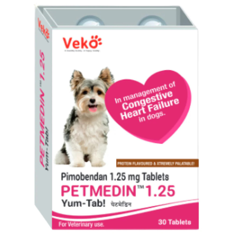 Petmedin (Pimobendan) 1.25mg – Caja De 30 Tabletas