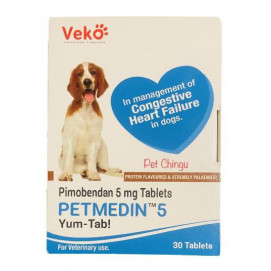 Petmedin (Pimobendan) 5mg - Caja 30 tab