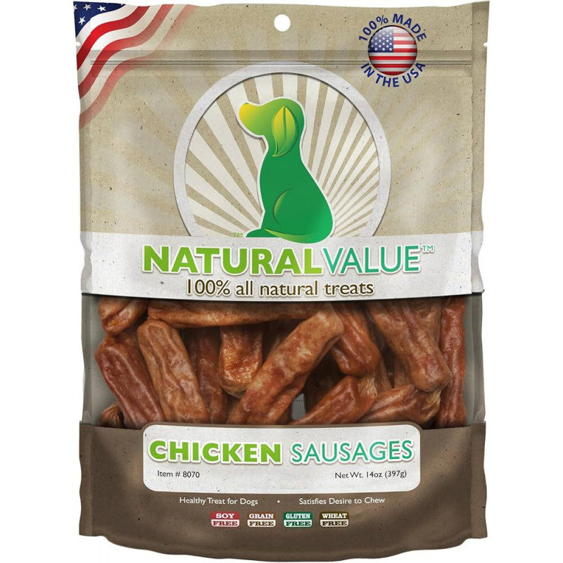 Loving Pets NATURAL VALUE CHICKEN SAUSAGE RECIPE TREAT FOR DOGS