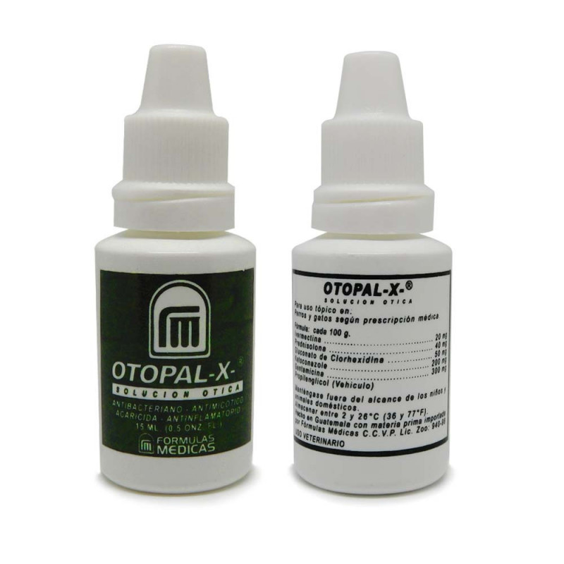 Otopal-X Antibiotico Y Antinflamatorio 15ml