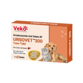 Ursovet 300mg - 10 tabletas