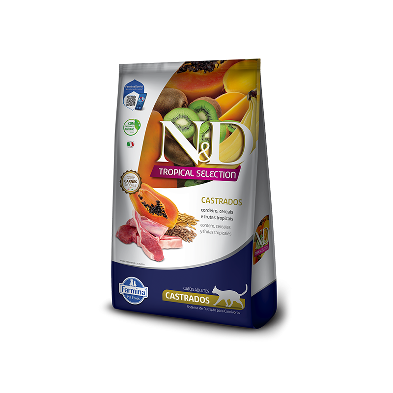 N&D TROPICAL SELECTION FELINE CORDERO ADULTO CASTRADO