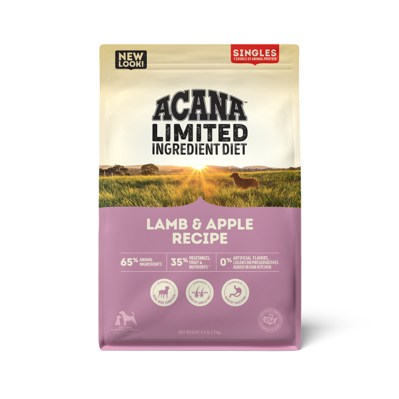 ACANA SINGLES – LAMB & APPLE RECIPE