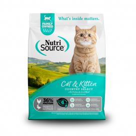 Nutrisource Conutry Select CAT & KITTEN CHICKEN & Duck CAT FOOD