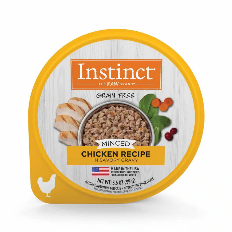 INSTINCT MINCED CUPS CHICKEN RECIPE FOR CATS