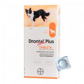 Drontal Plus 10 para Perros - Desparasitante Interno de Amplio Espectro
