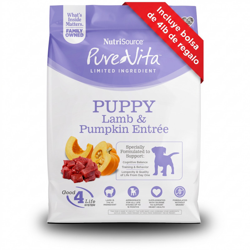 NutriNutrisource PURE VITA PUPPY LAMB & PUMPKIN