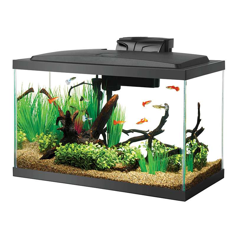 RECTANGLE AQUARIUM LED KIT 10G 20G AQUEON Capacidad 10 Gal