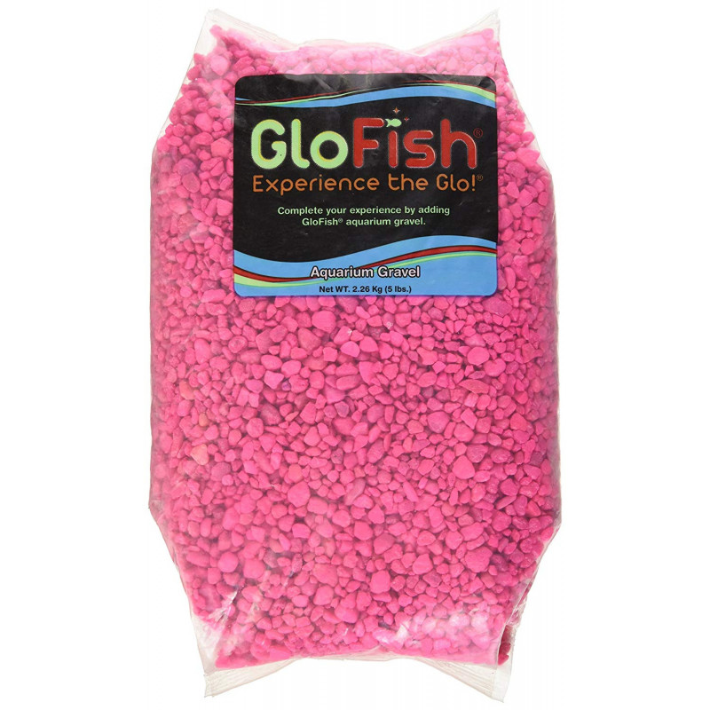 GLOFISH GRAVA FLUORESCENTE ROSADA - 5 LIBRAS