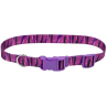 COLLAR PET ATTIRE – MORADO TIPO ZEBRA