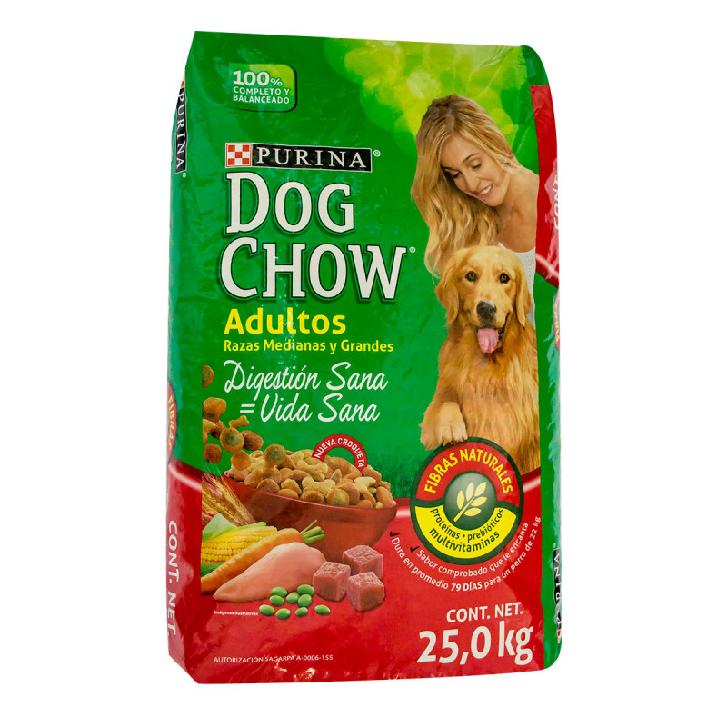 Dog Chow Adulto 25 Kg Precio Zorro Dog Chow Adulto - Envío a domicilio