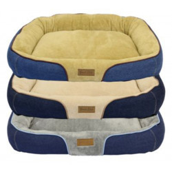 CAMA GOOD DOG DENIM BOLSTER BEDS