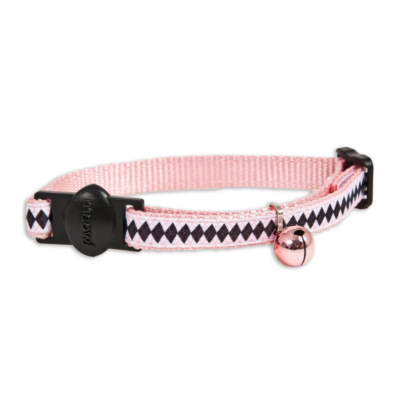 COLLAR PARA GATO BREAK AWAY – ROSA CON DIAMANTES